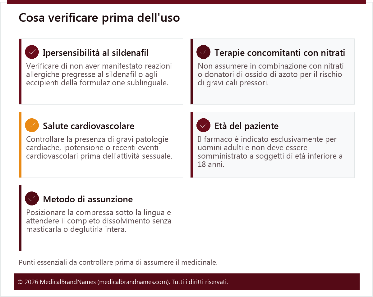 Cosa verificare prima dell'uso