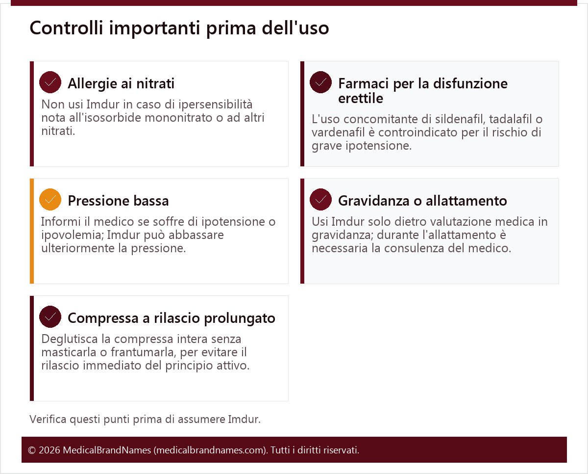 Controlli importanti prima dell'uso