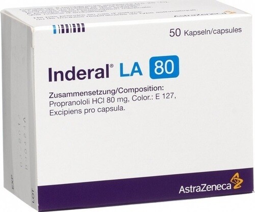 Inderal Tabletas 40mg X 50