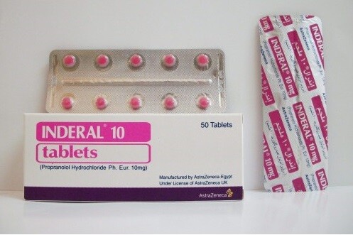 Inderal 10mg_50Tablets